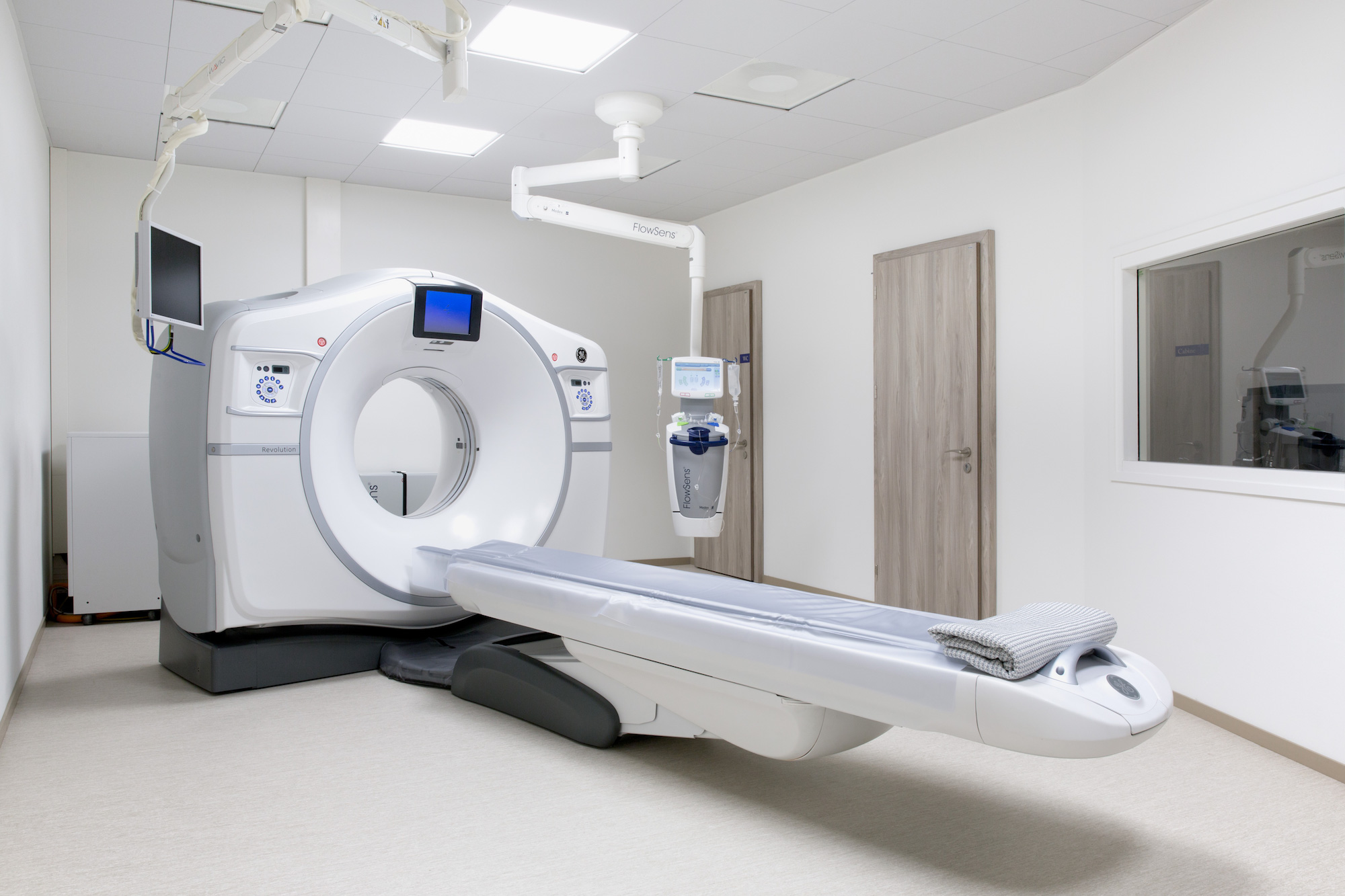 GE CT Scanner Revolution HD Institut Imagerie Carouge Centre